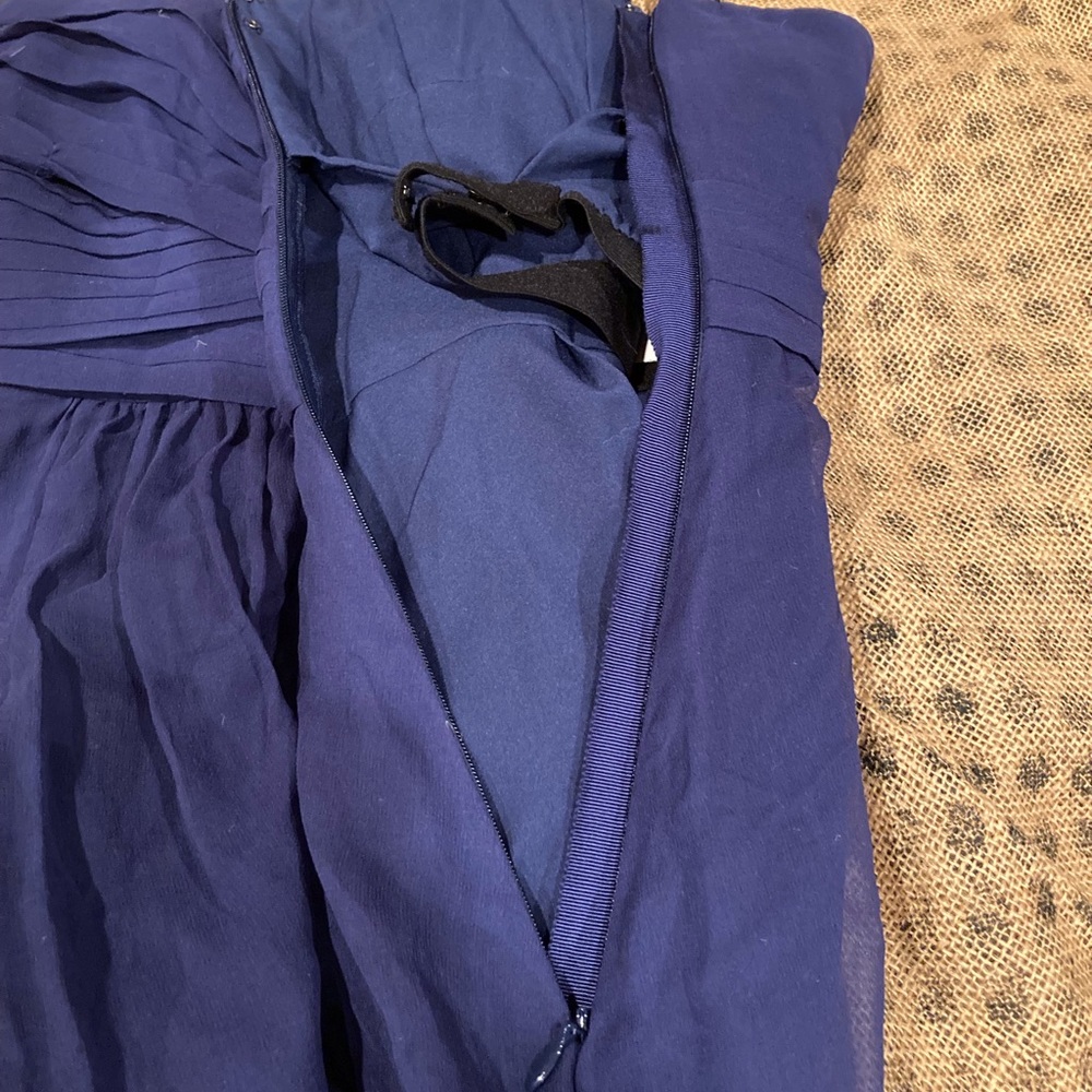 NWT Ann Taylor Blue Strapless Dress - Picture 11 of 12